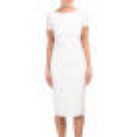 alton gray Dresses Alton Gray Zip Back Knit Dress In White Poshmark